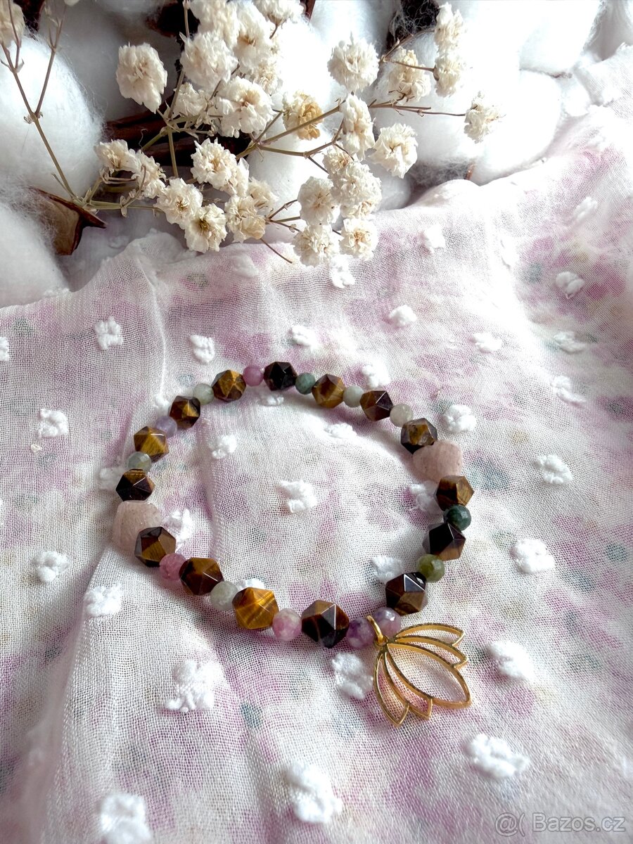 Náramek z minerálů - 10