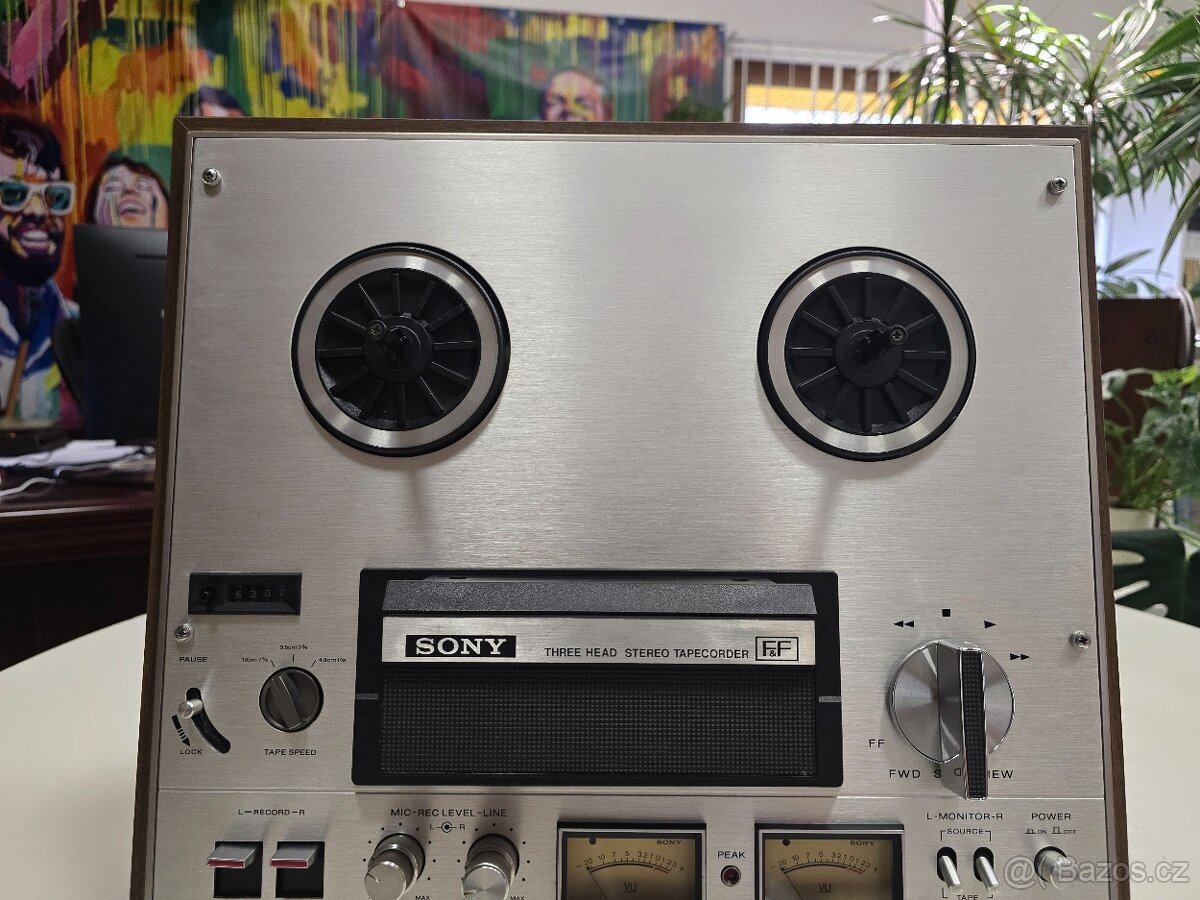 TOP - Kotoučový vintage magnetofon SONY TC-378 - Sběratelský - 10