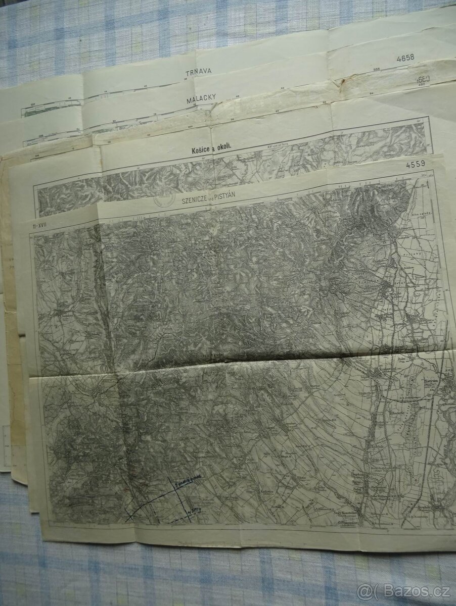 Staré vojenské mapy . - 10