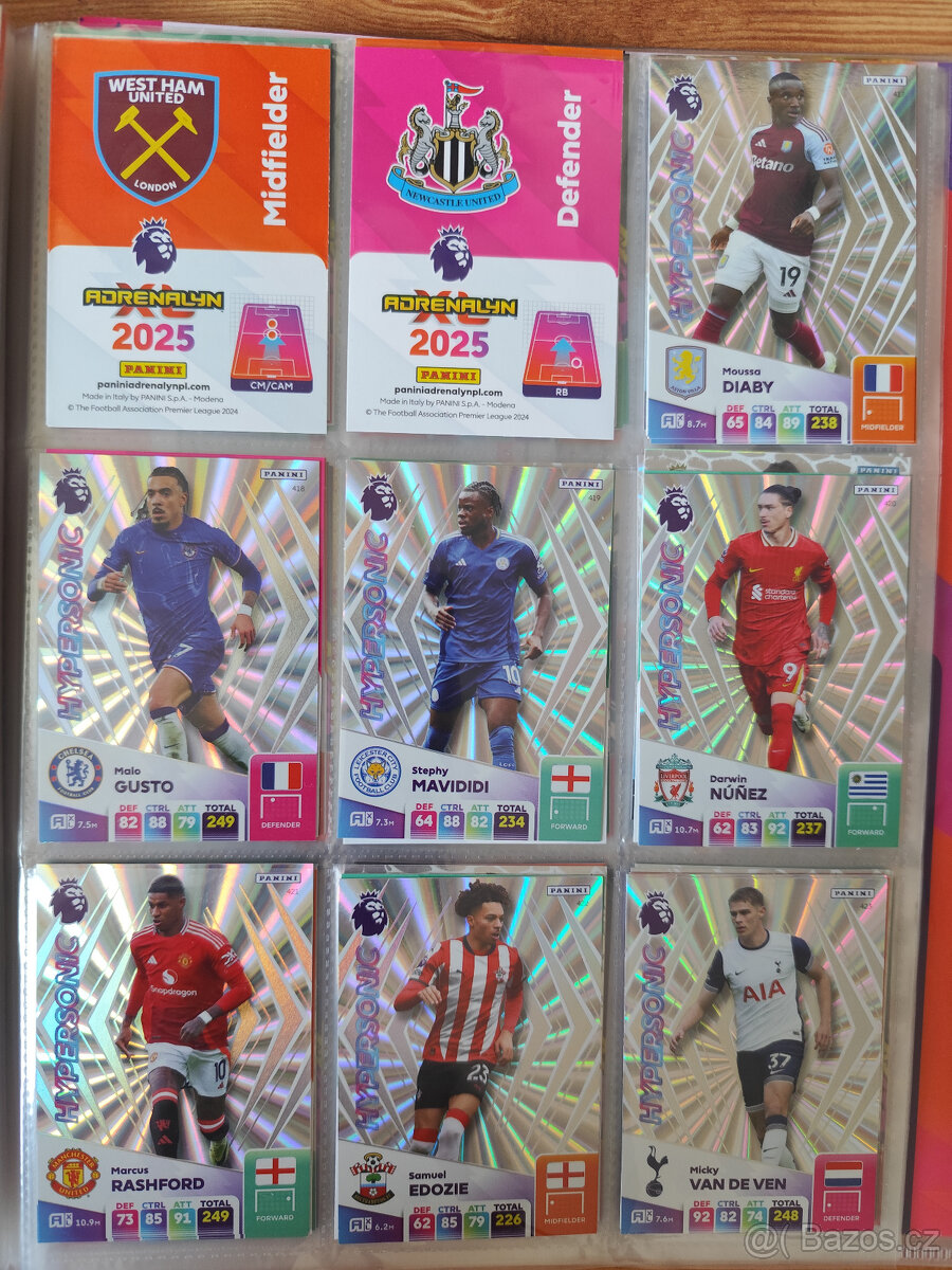 Fotbalové kartičky Adrenalyn Premier League 2025 - 10