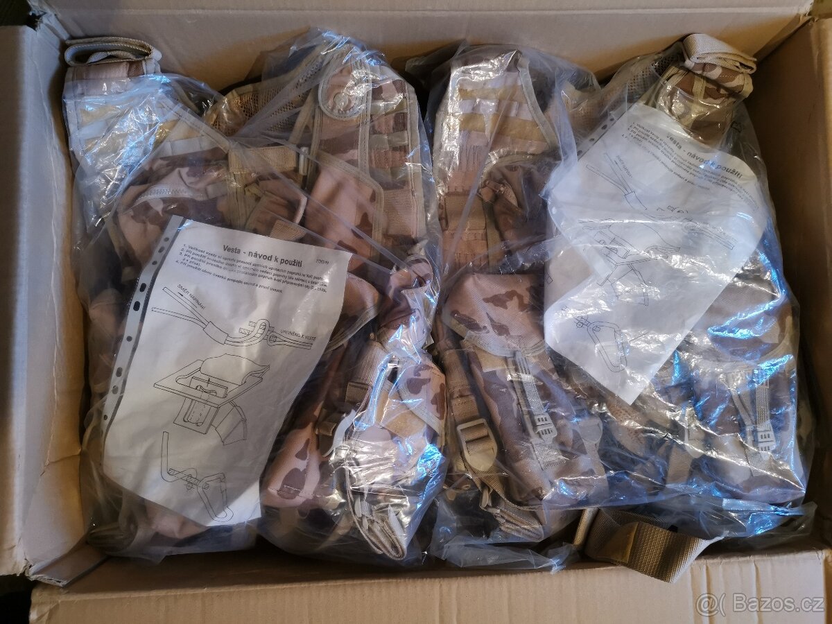 taktická vesta ačr pouštní vojenská samopal balistická - 10