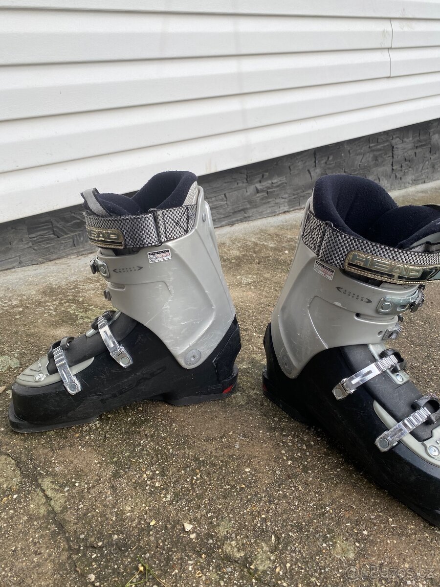 Lyže Rossignol 162cm + lyžáky + hůlky - 10