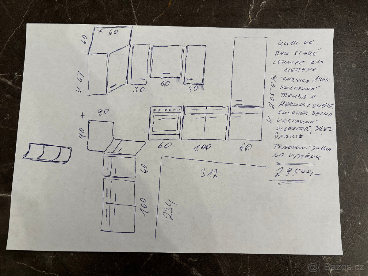 Kuchyň vč zánovní kuchyně siemens - 10