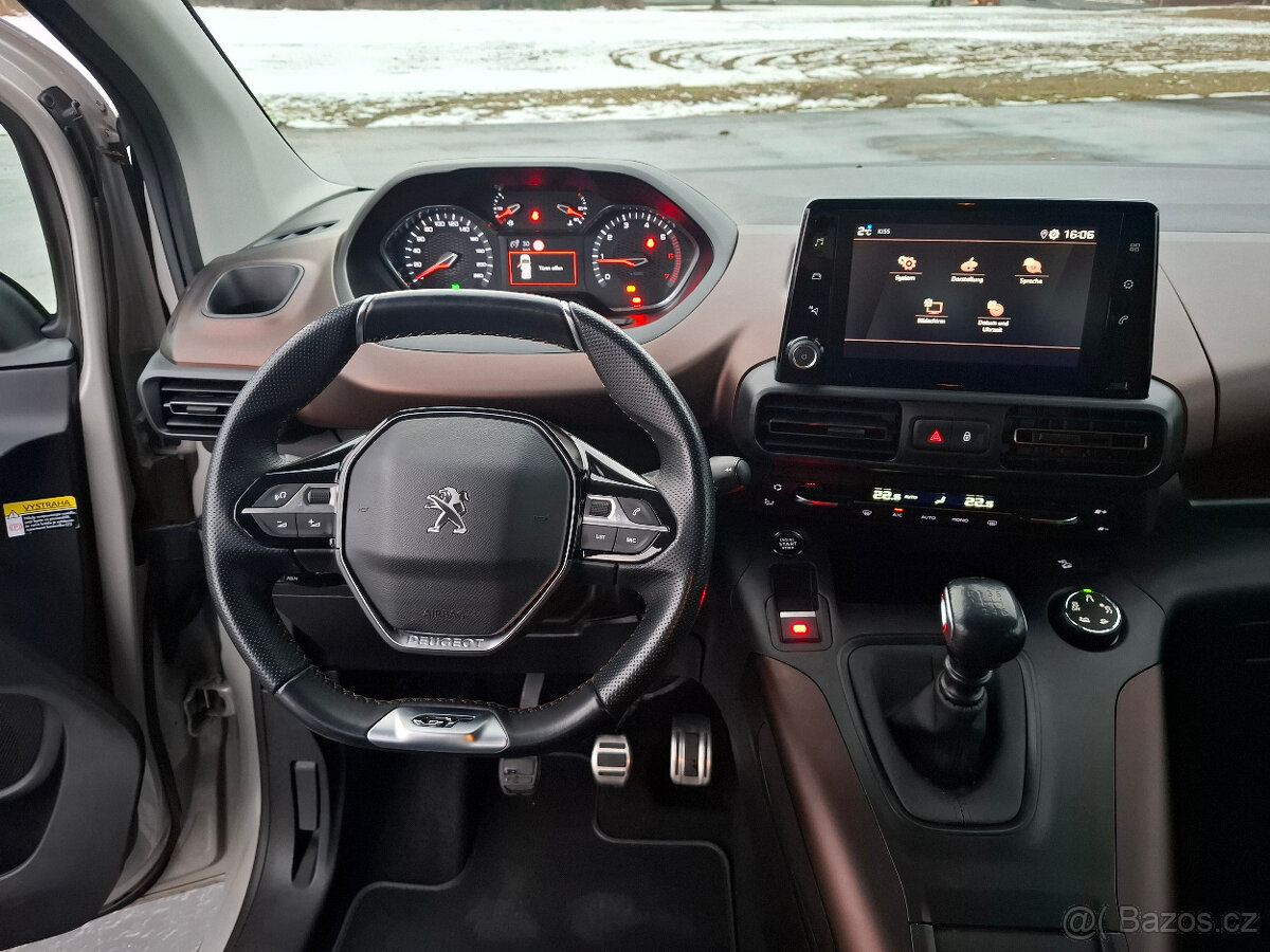 Peugeot Rifter GT 1.5HDi 96kW,7.místné,DPH,tažné - 10