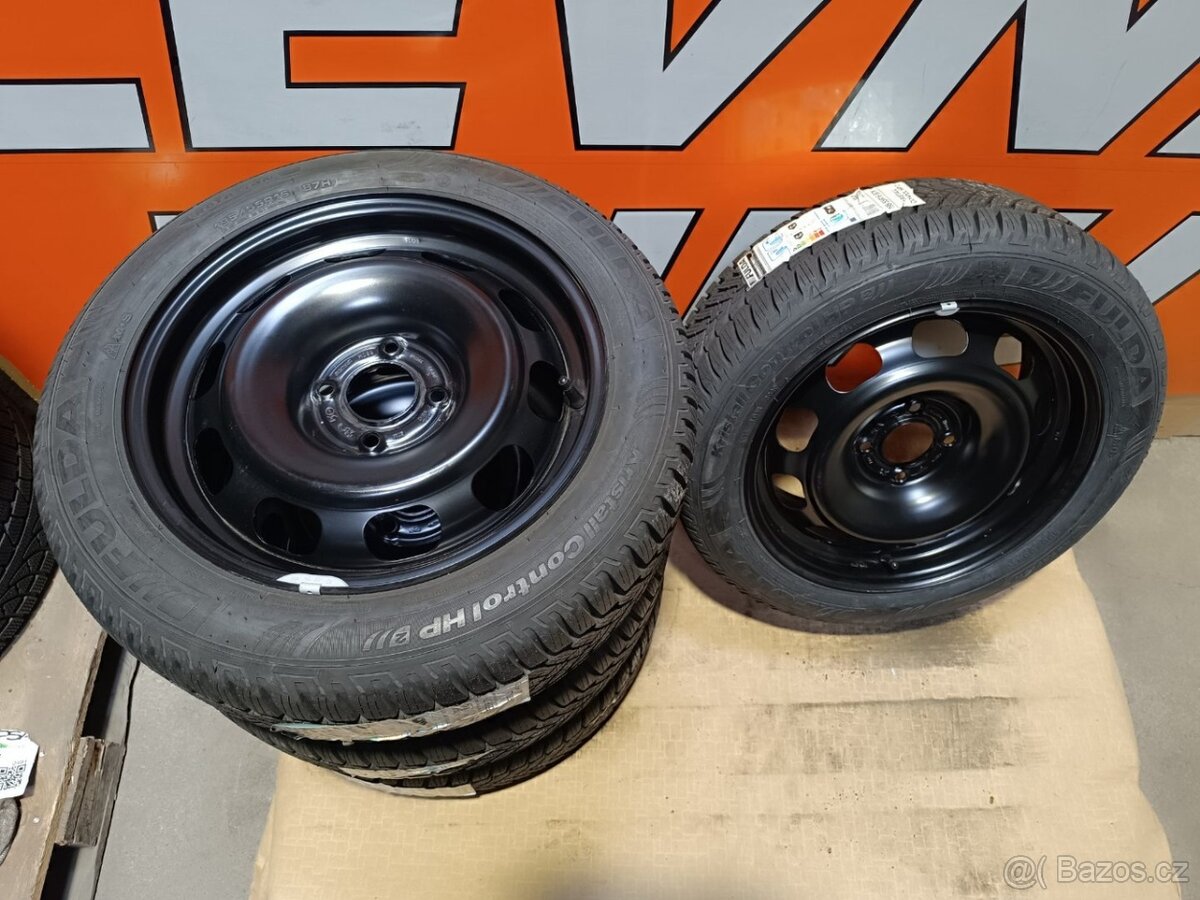 Kompletní kola Peugeot/Opel zimní pneu 195/55 R16 - 10