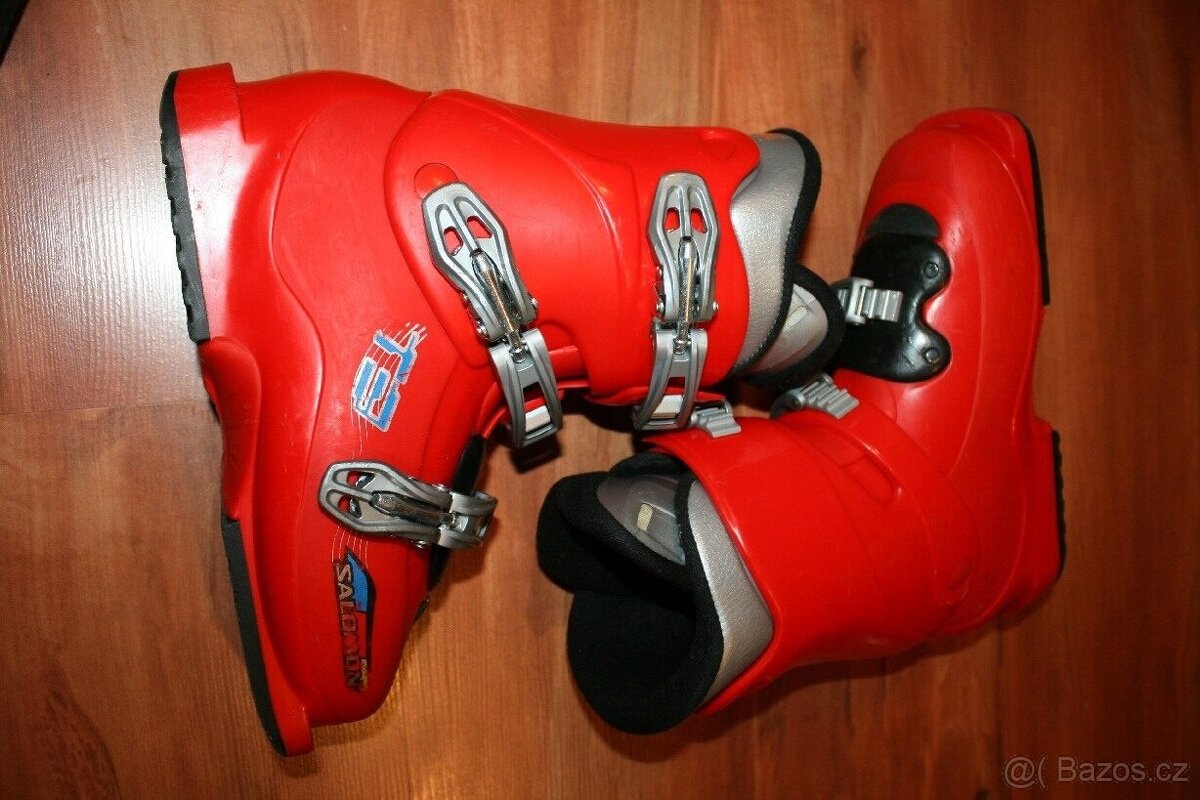 lyže Volkl Superdport 120 cm , lyžaky Nordica - 10