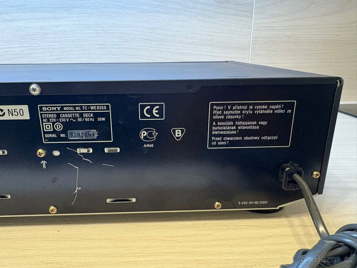 Sony TC-WE835S Dvojitý kazetový magnetofon (1999 - 10