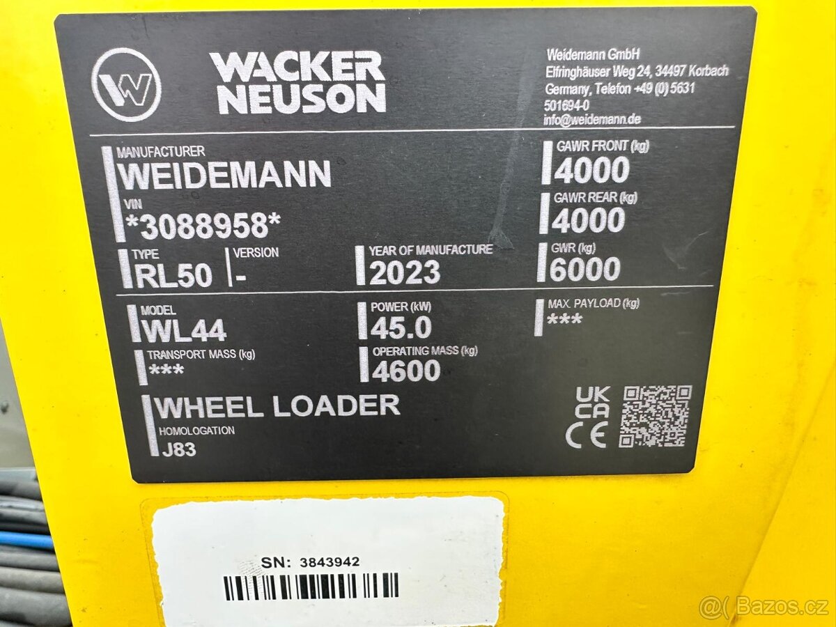nakladač WACKER NEUSON WL44 - 10