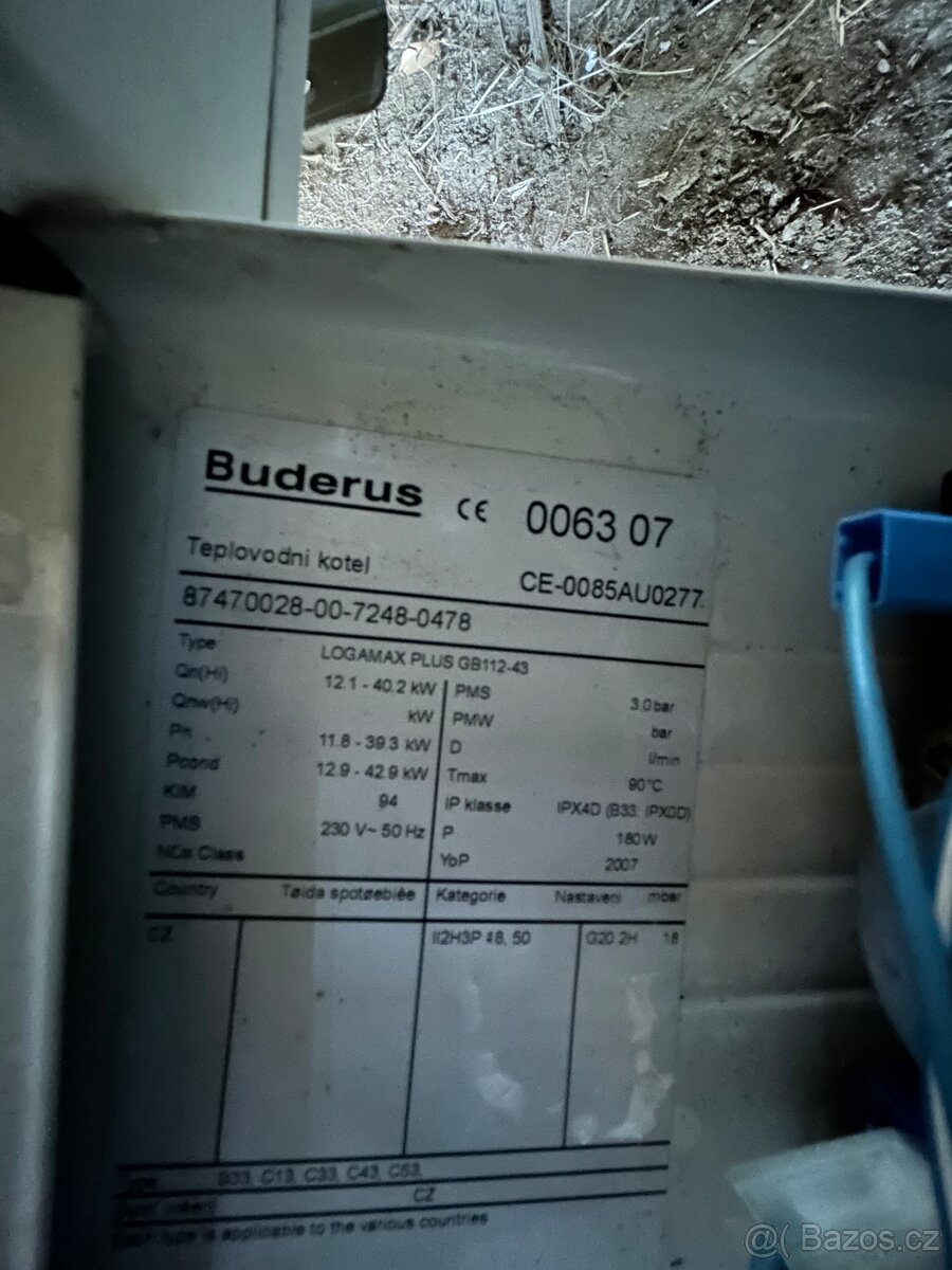 Plynový kotel Buderus - 10