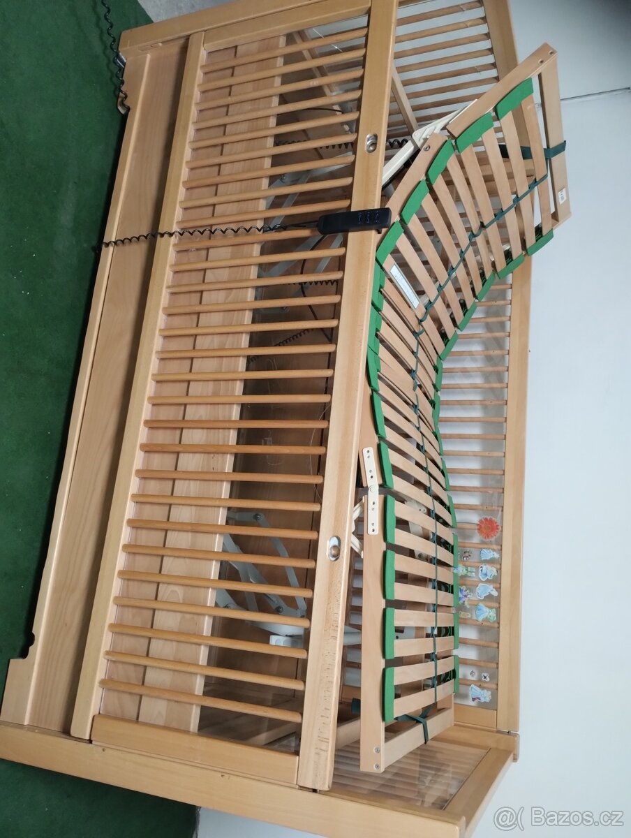 Dětská elektrická polohovací postel se ZÁRUKOU - 10
