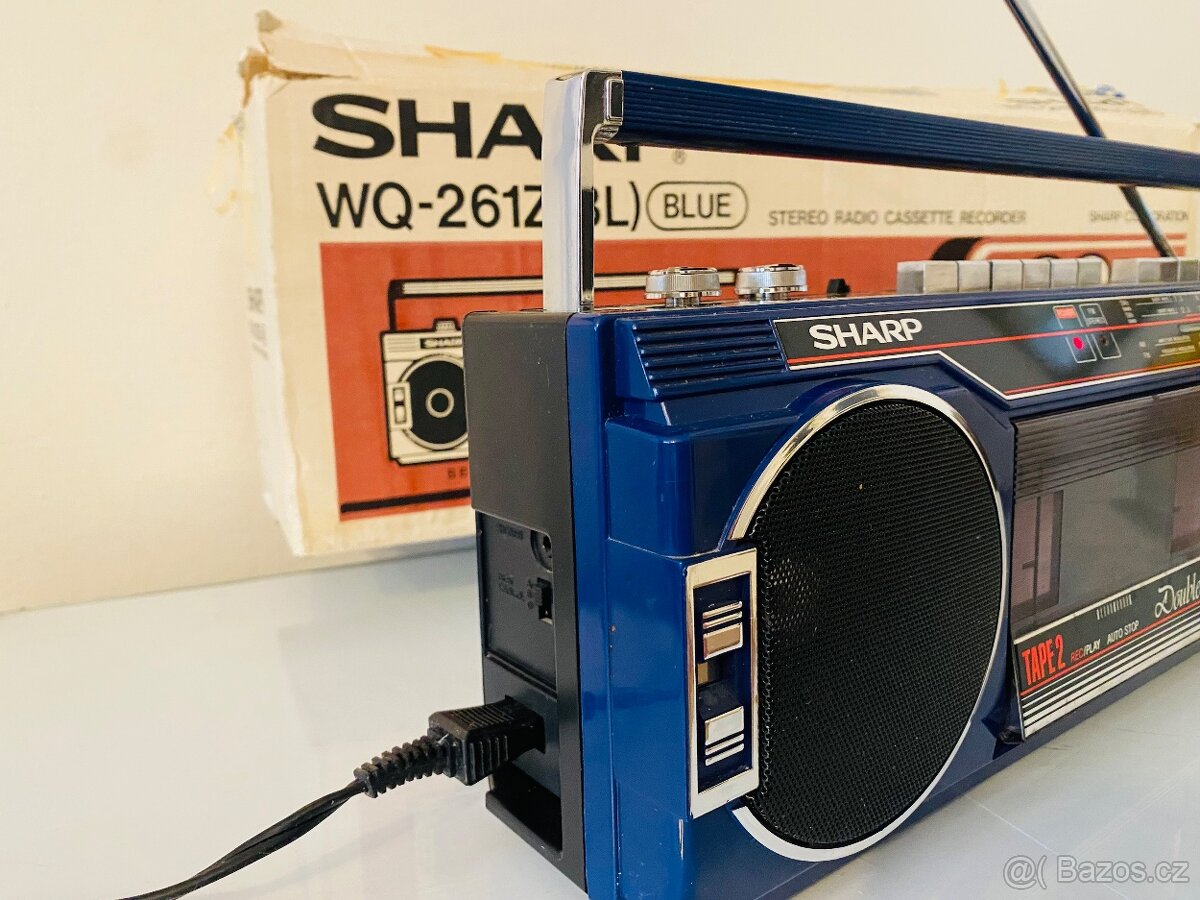 Radiomagnetofon/boombox Sharp WQ-261Z, rok 1985 - 10