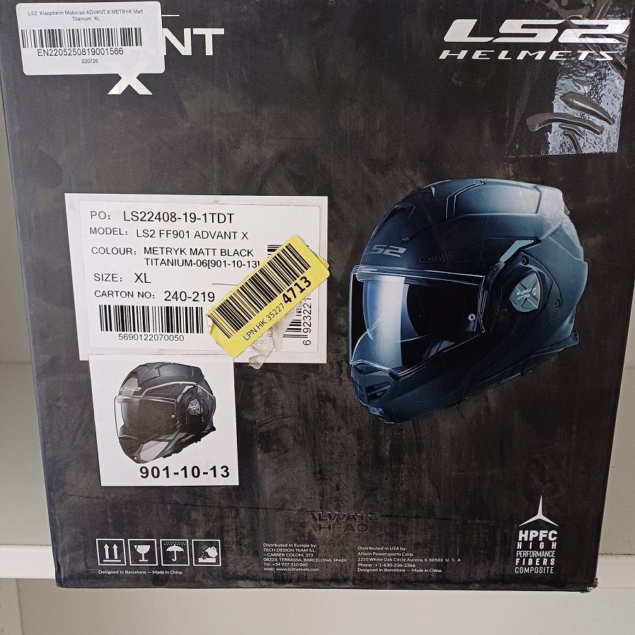 Silniční překlápěcí přilba LS2 Advant METRYK X - 10