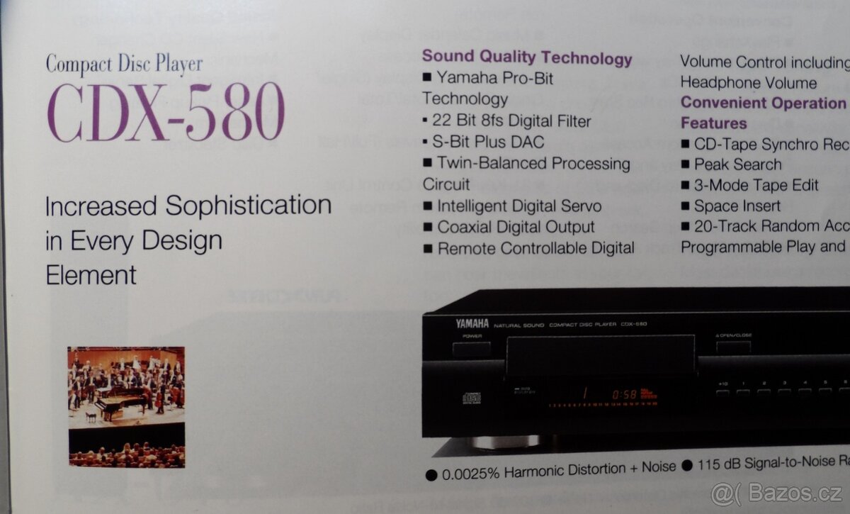 YAMAHA CDX-580 Pro-Bit - 10