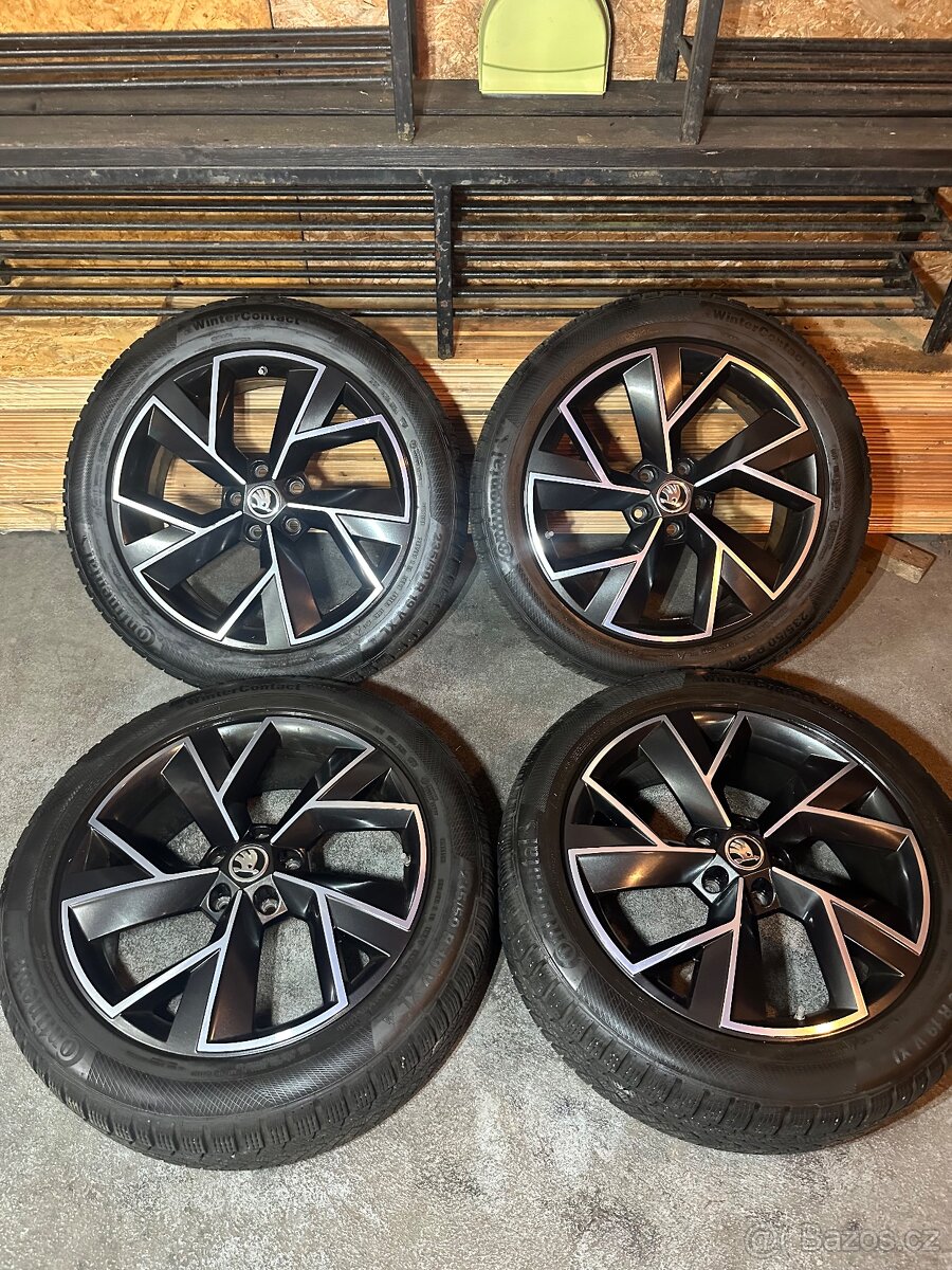 ALU Kola ŠKODA 5x112 R19 TRIGLAV Zimní Pneu 235/50/19 - 10