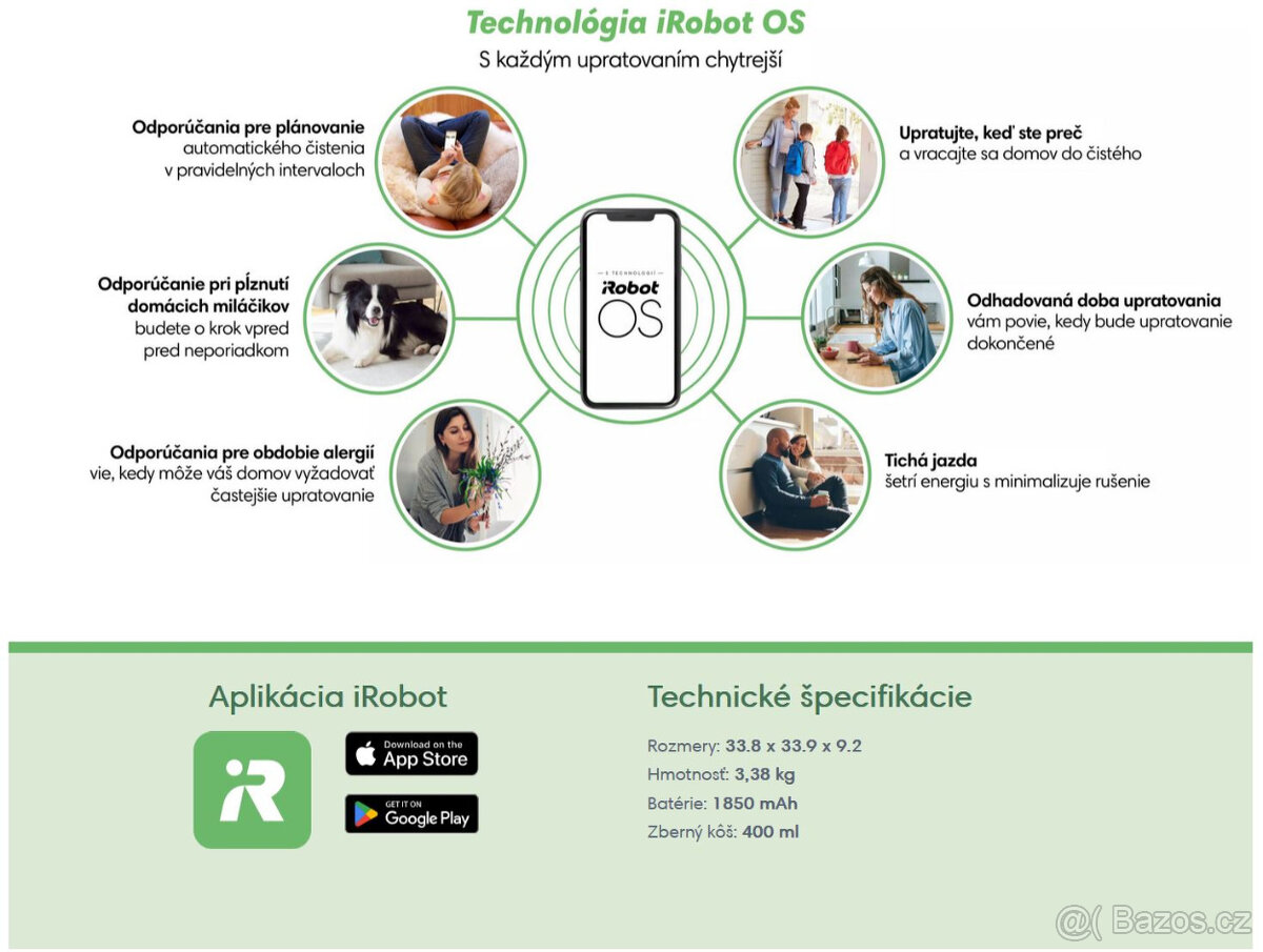 NOVÝ iRobot Roomba i7 7158 Black - 10