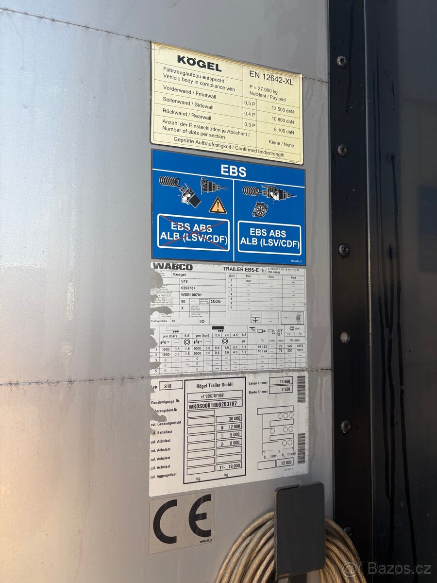 Návěs Kogel SN 18 - 10