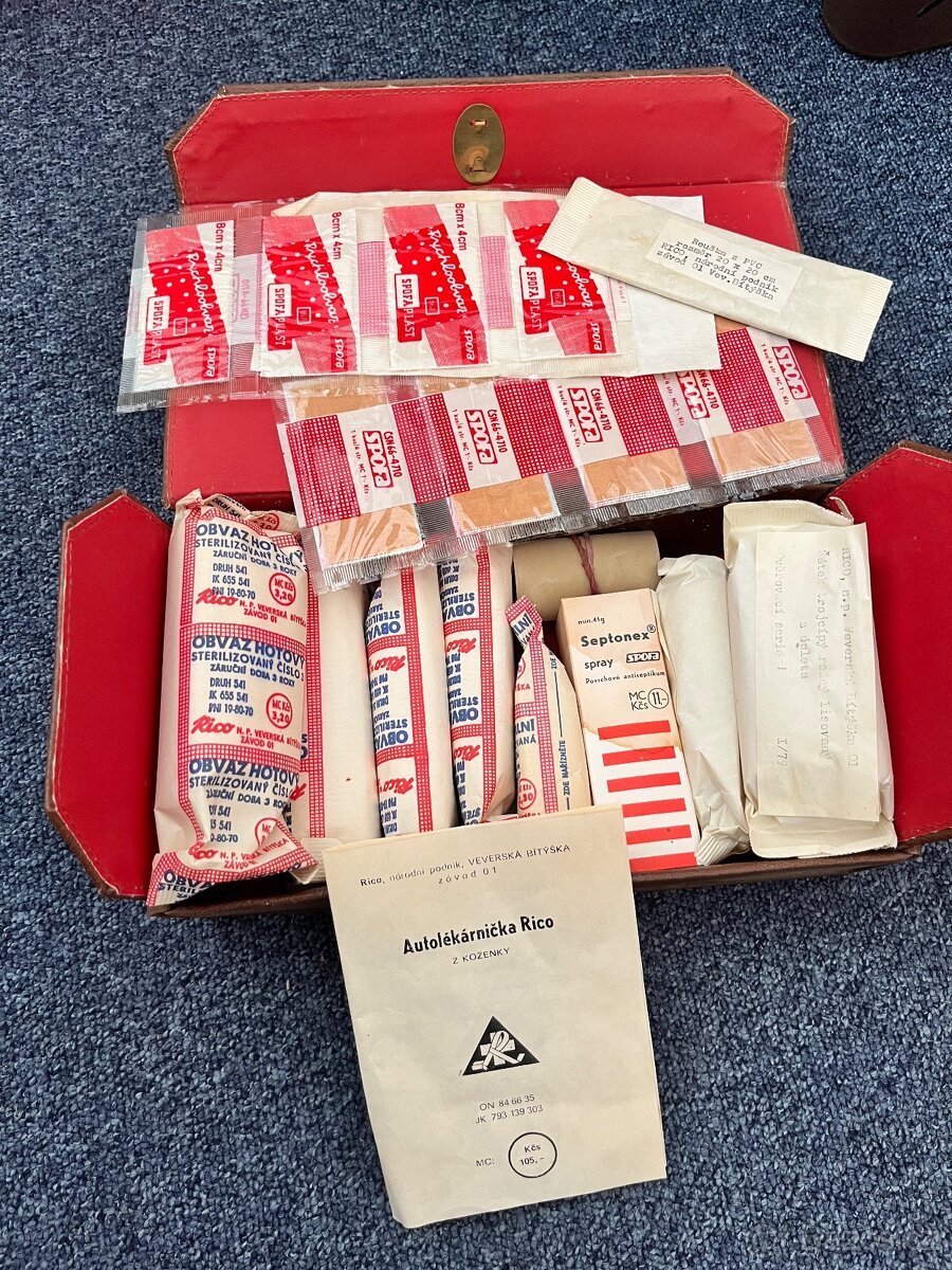 Autolékárnička Rico veľmi dobrý stav 1979 - 10