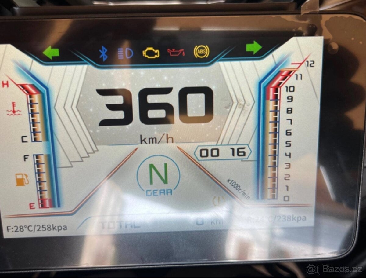 Prodám QJ MOTOR SRT 800 SX KUFRY V CENĚ - MOTO SKLADEM - 10