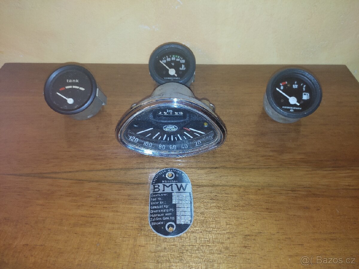 Originál díly Jawa ČZ Škoda tachometr budík Spínačka - 10