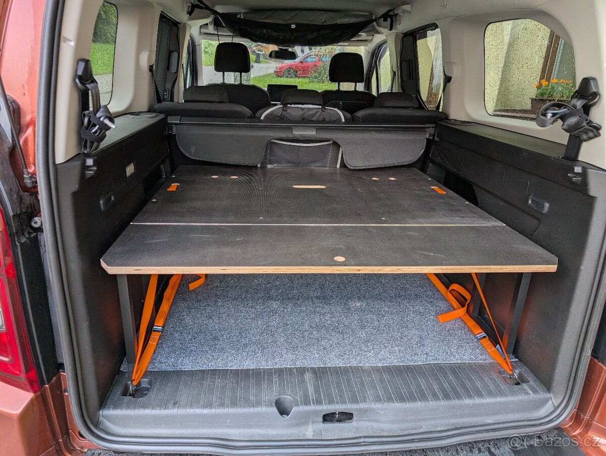 Spací kempingová vestavba - Berlingo, Combo, Rifter L2 - 10