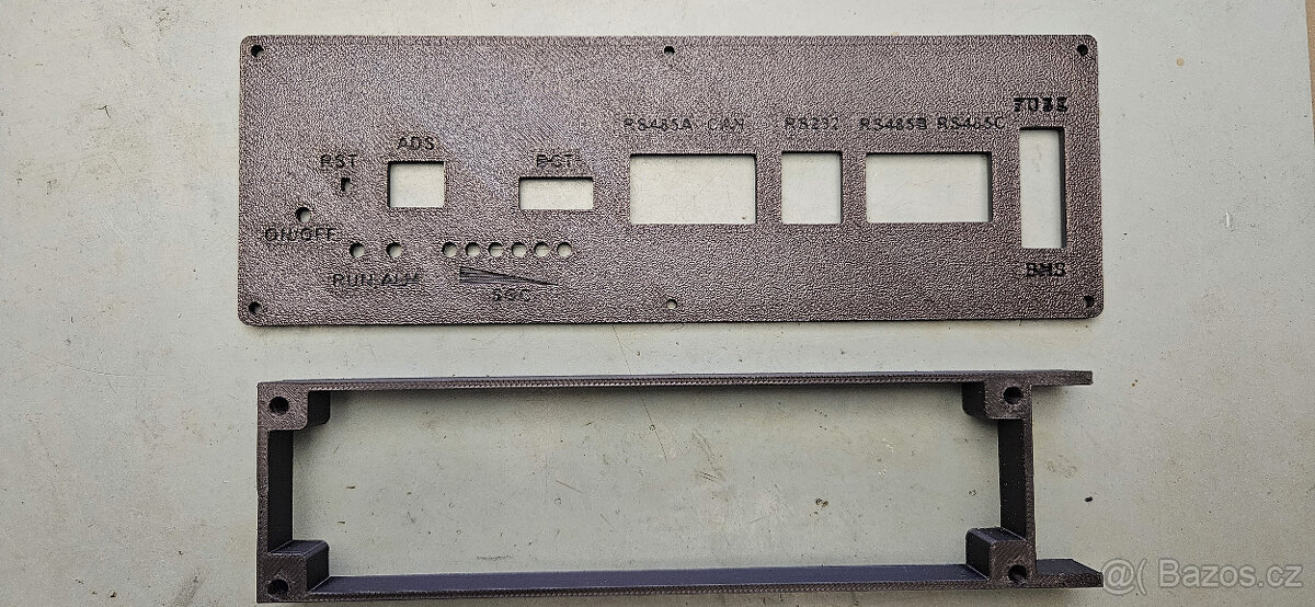 Přední panel pro datovou desku BMS JK + kryty pro propoje b - 10