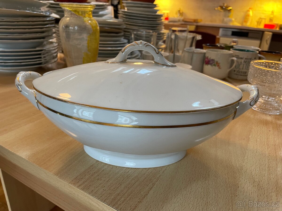 Retro porcelanová sada Bohemia Czechoslovakia - 10