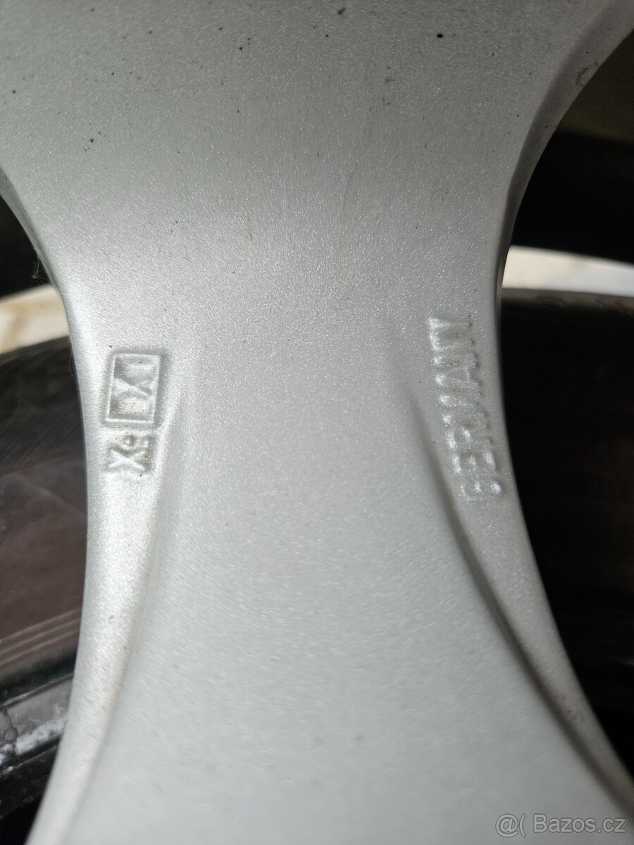 5x120 17 8J ET30 tuningová limcová alu kola BMW - 10