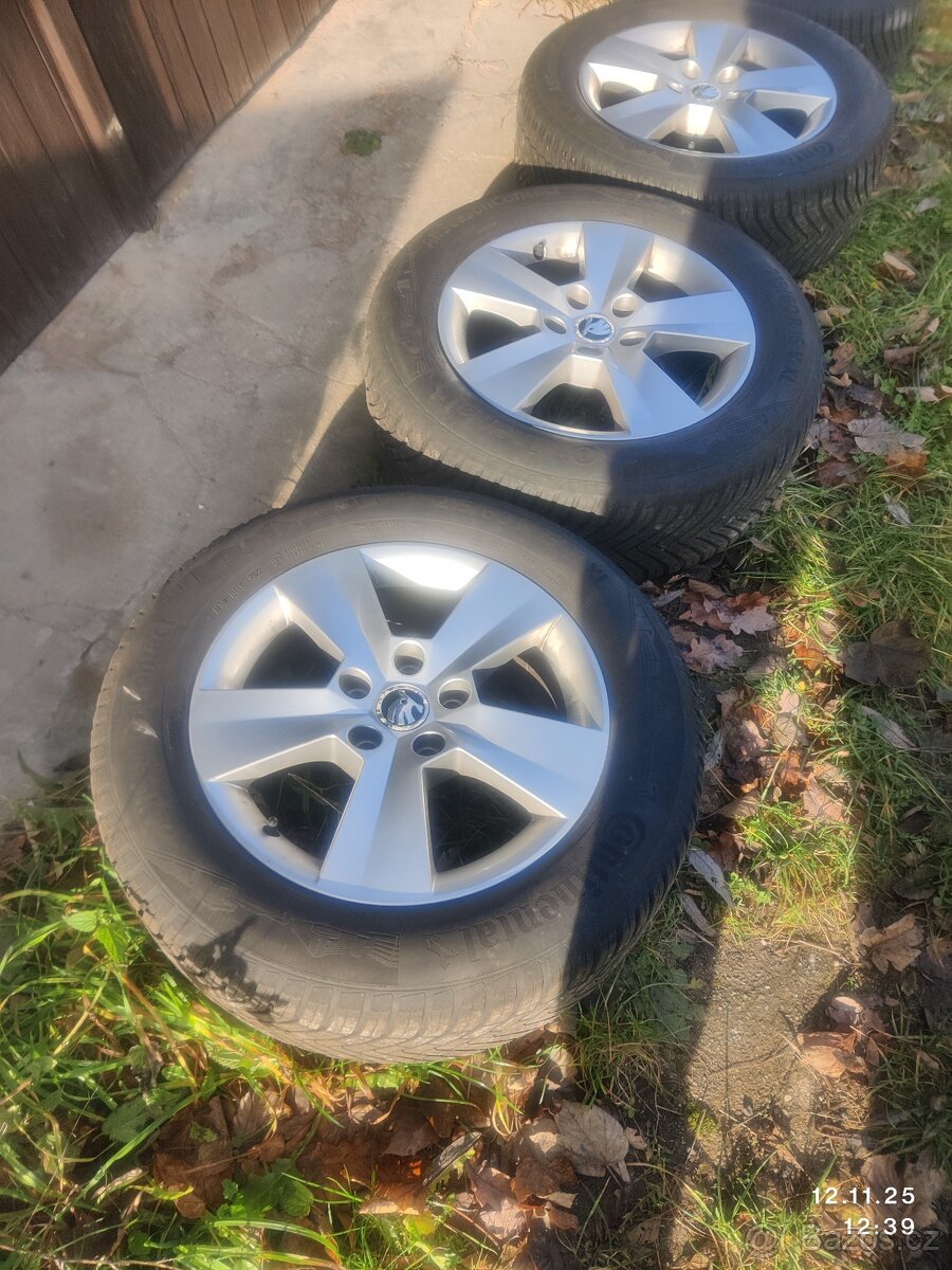Alu kola 5x112 R16 pneu 215/60/R16 - 10