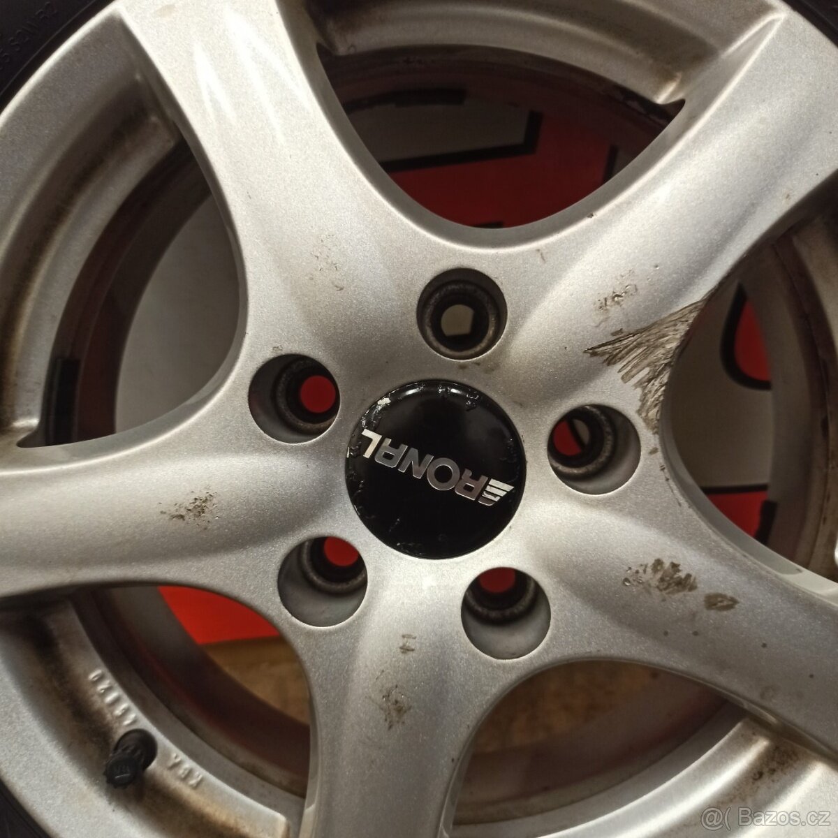 ALU kola Ronal 5x112, zimní pneu 7mm, 195/65 R15 - 10