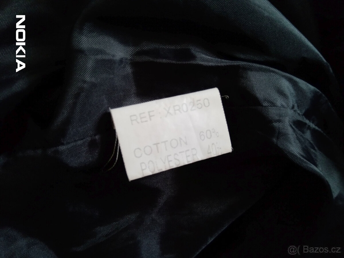 Dámské šaty černé aplikace kytky - 10