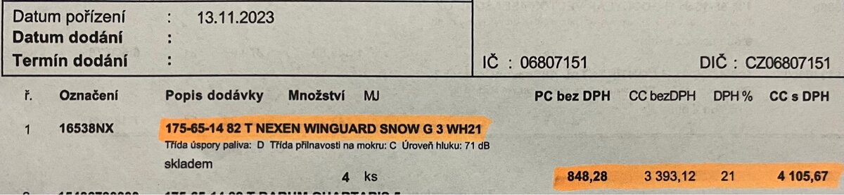 Zimní pneu 175 65 r14 - 10