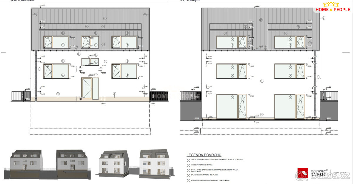 Novostavba bytu 3+kk v centu Luhačovic o výměře 87,75 m2 s l - 10