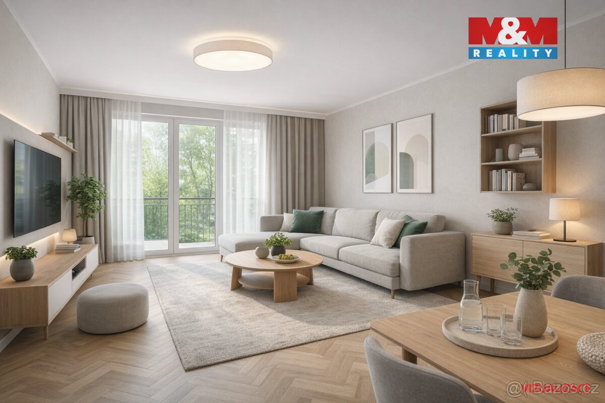 Prodej bytu 3+1, 69 m², Nová Role, ul. 1. máje - 10