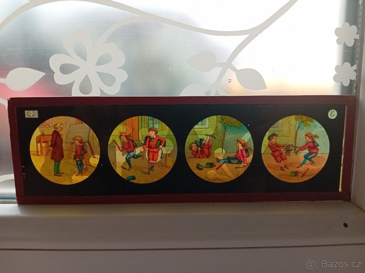 Sklíčka do magické lucerny staré (historické) - 10