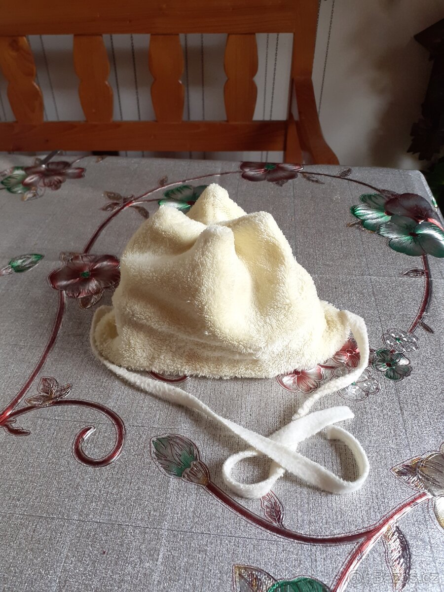 Retro zavinovačka ,plátěné košilky, čepičky - 10