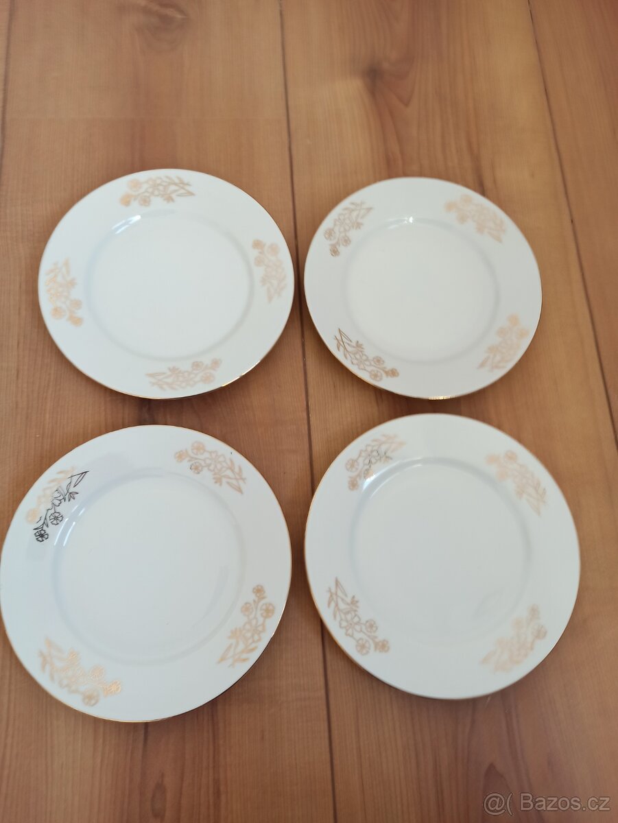 4x talíř/ československý porcelán - 10