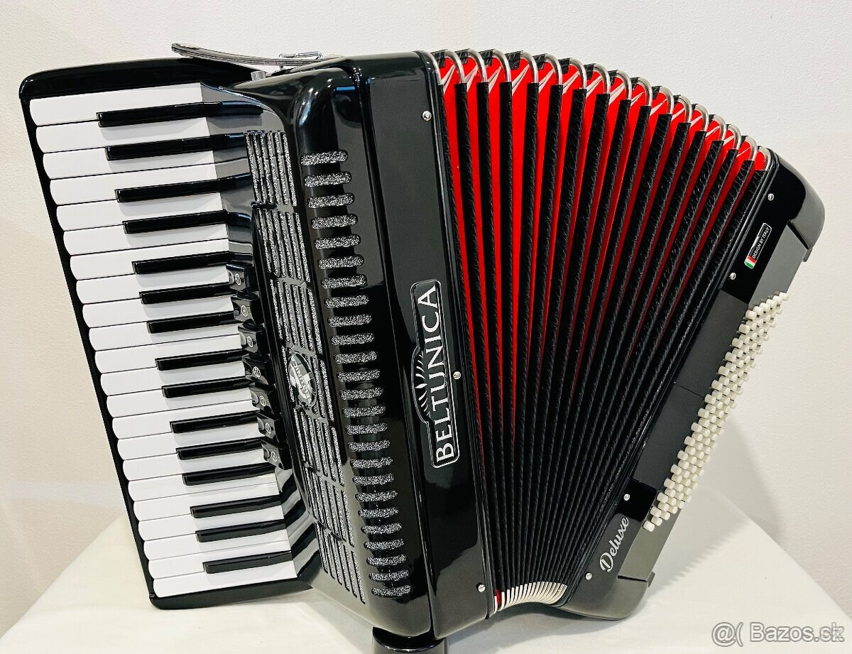 NOVÝ akordeón Beltunica Haydn DELUXE 96 basový- krásny zvuk, - 10