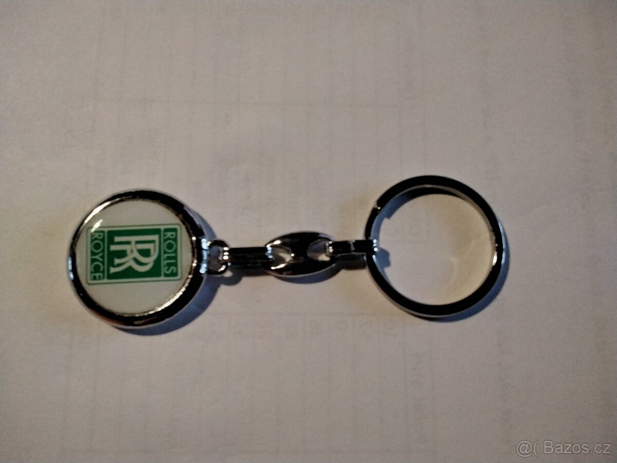 Přívěšky ke klíčům, kovové oboustranné - 10