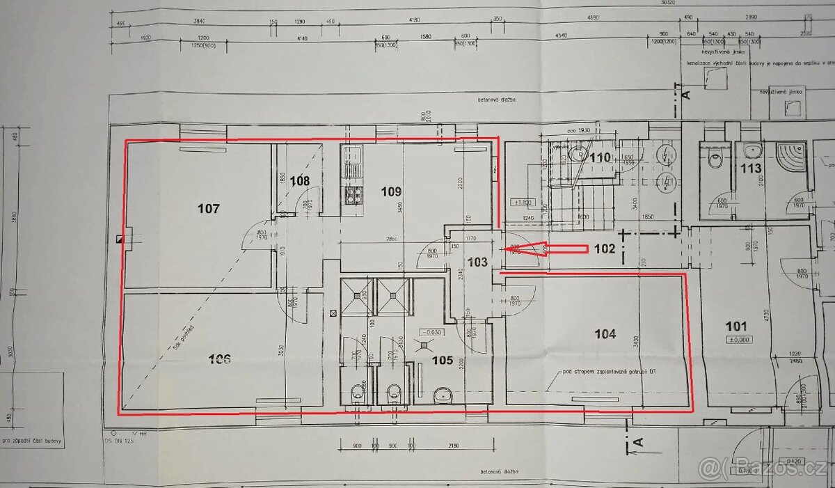 Byt 3+1, 80 m², Studenec u Horek - 10