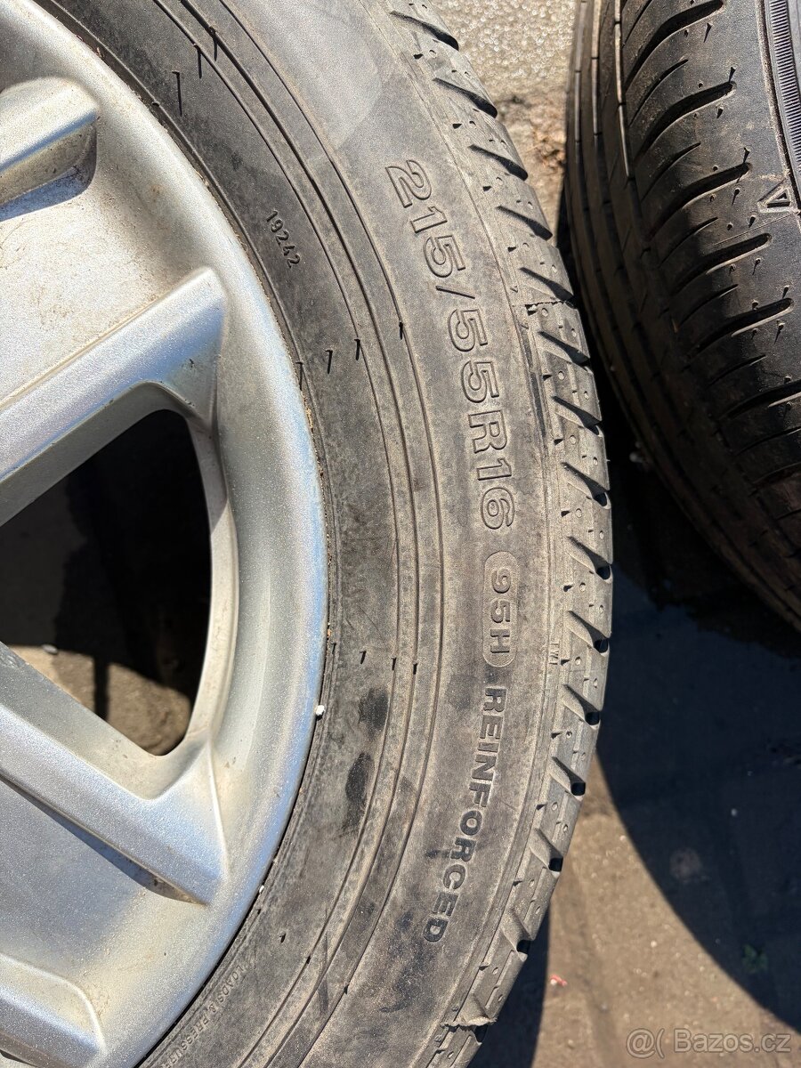 Letní pneu s diskama 215/55 R16 - 10