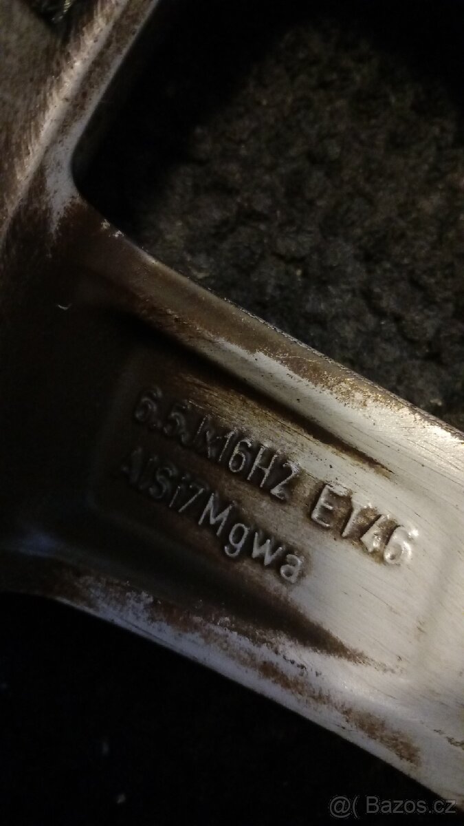 Alu kola 5x112 r16 obutí pěkně zimní pneumatiky 205x55 r16 - 10