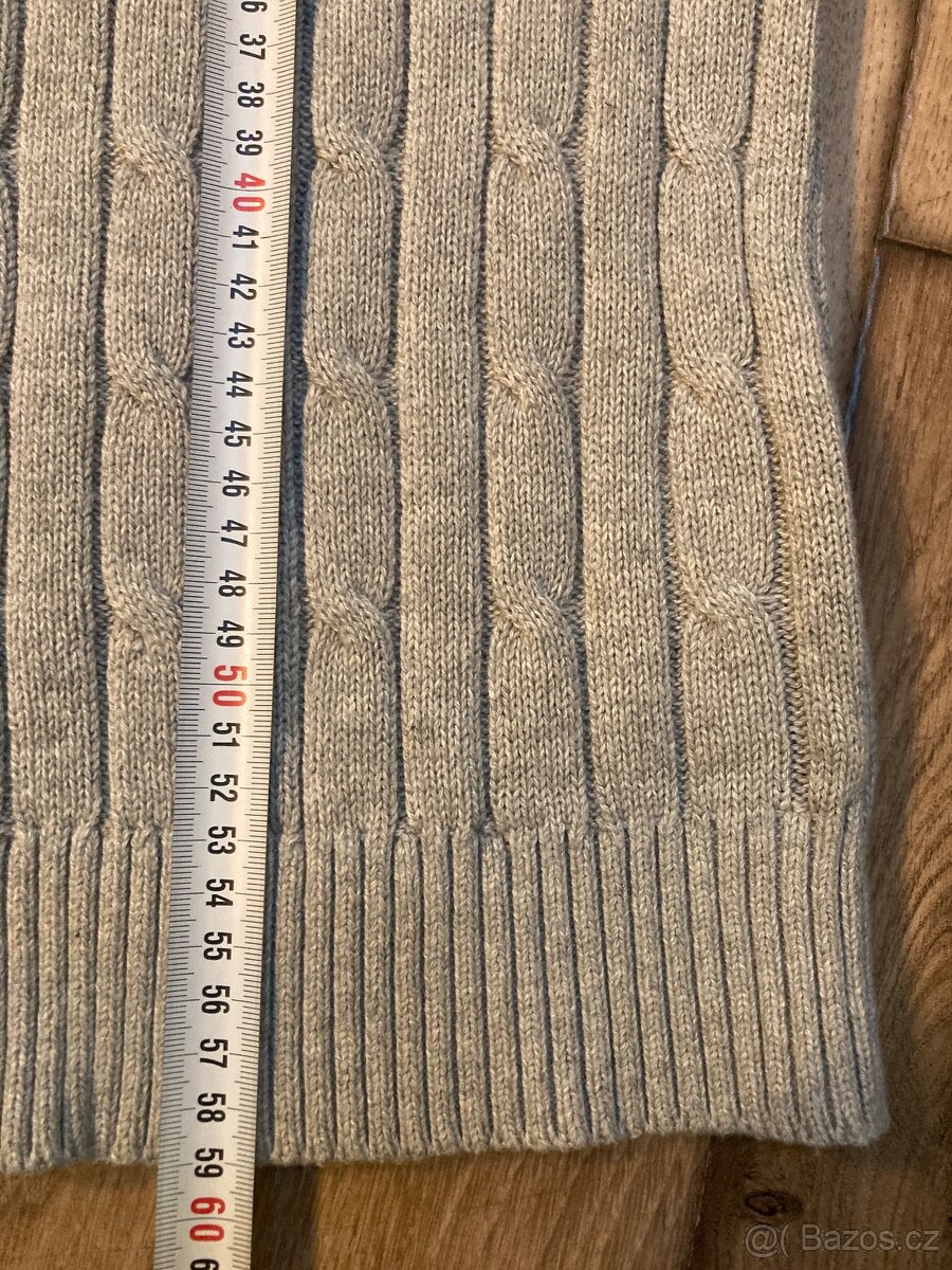 Luxusní svetr na zip Tommy Hilfiger nový s visačkou - 10