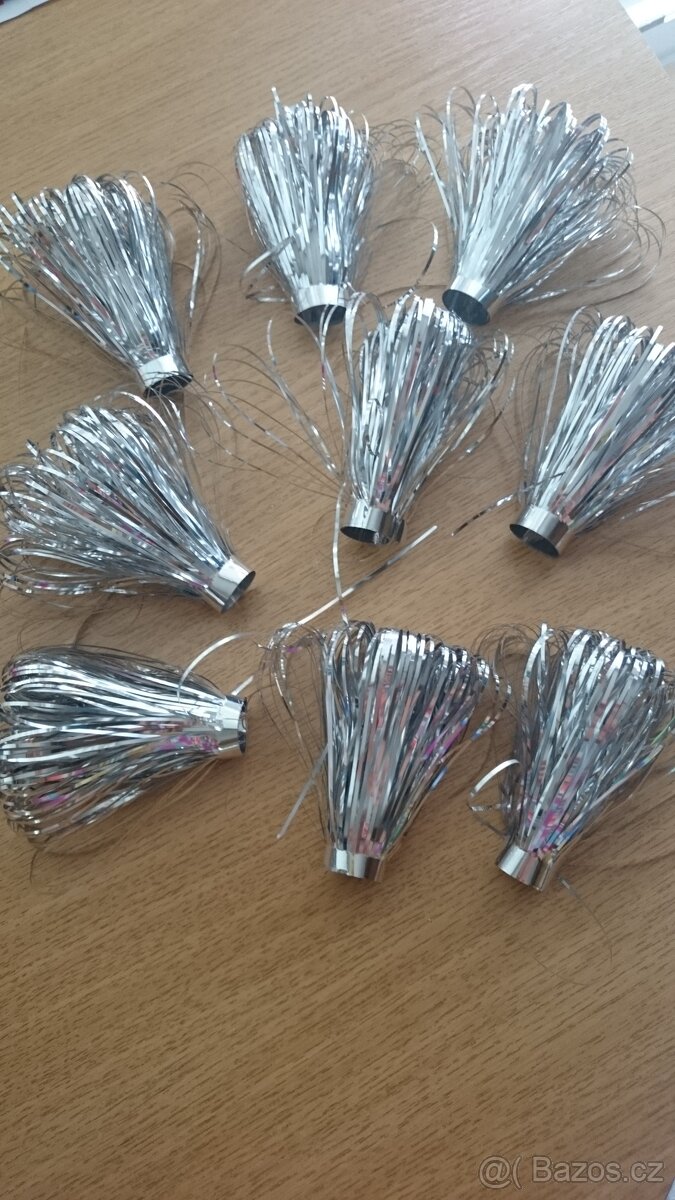 Vánoční řetězy, baňky, ubrusy,...retro - 10