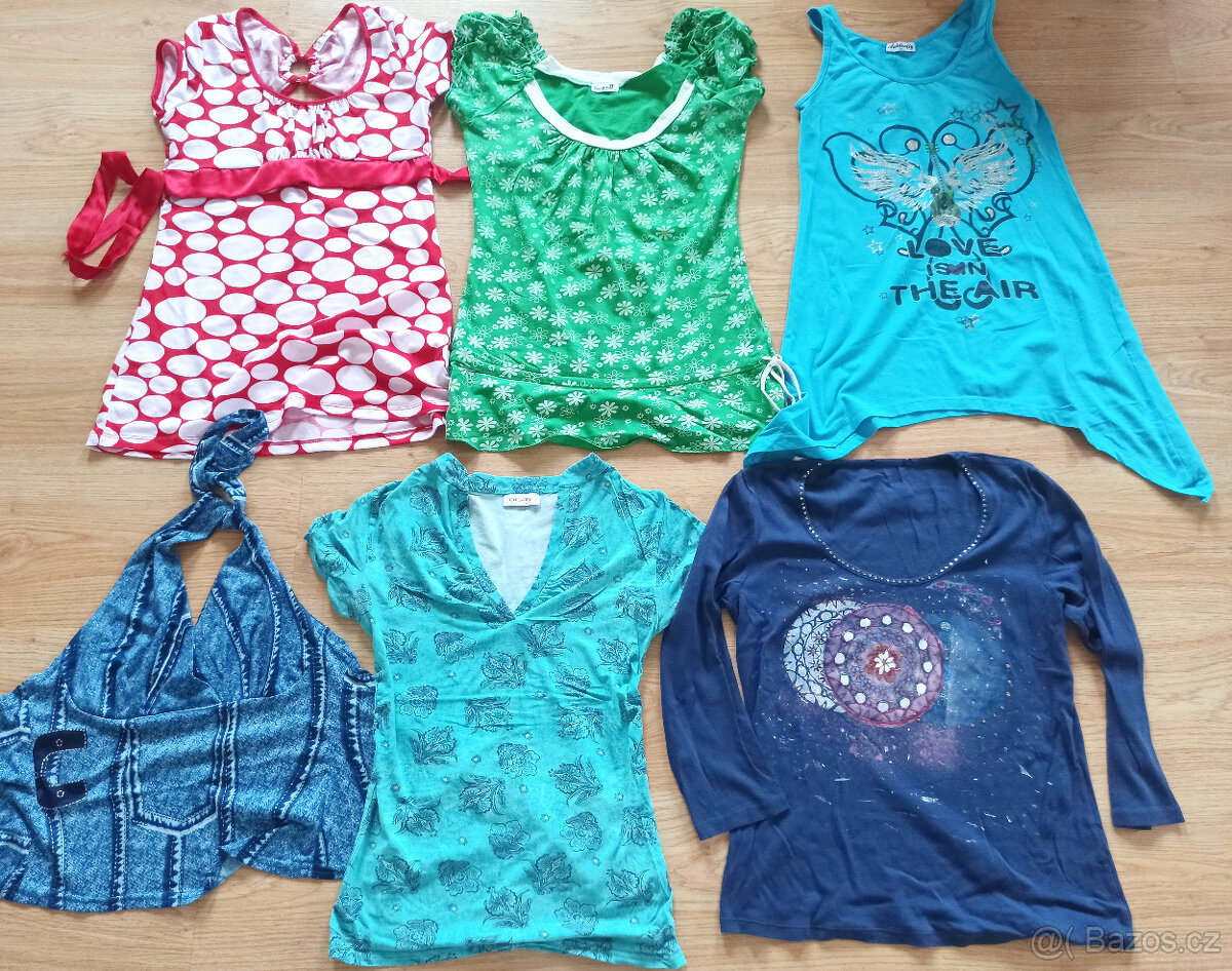Trička letní dívčí od vel.116-158 - 10