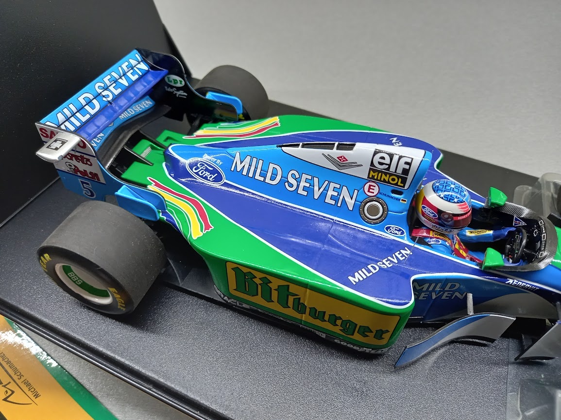 F1 BENETTON FORD B194 VÍTĚZ AUSTRÁLIE 1994 SCHUMACHER 1:18 - 10