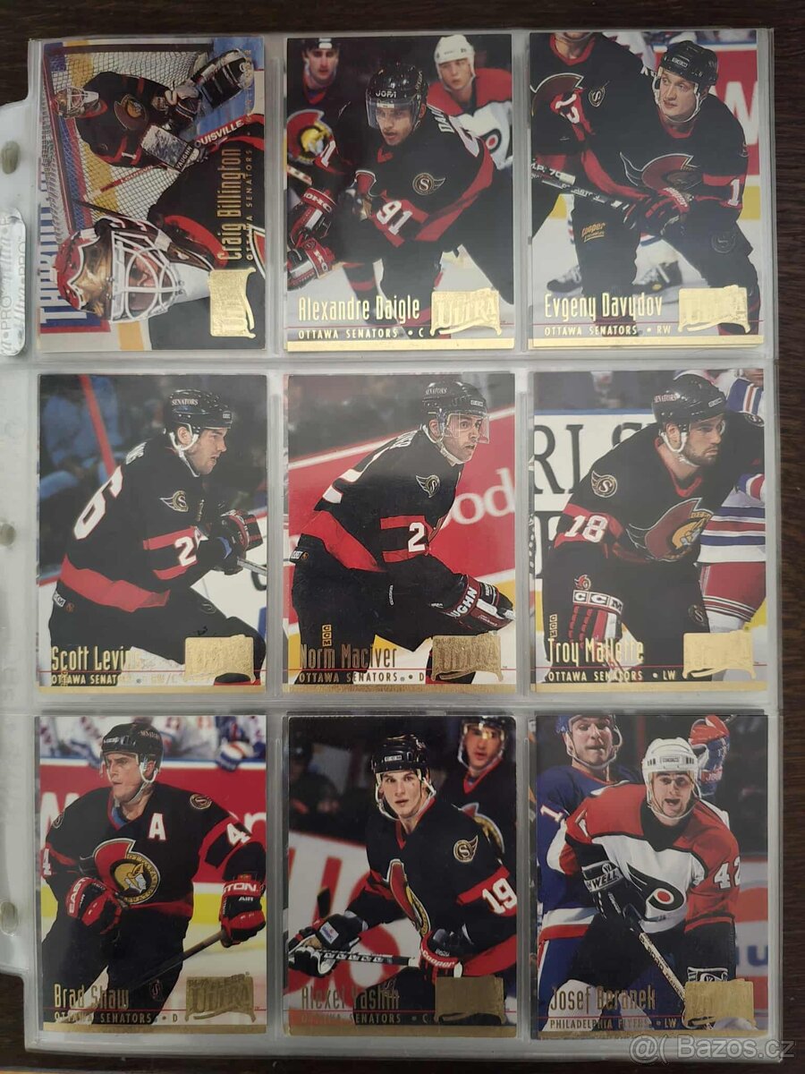 Predám hokejové kartičky ultra fleer 94-95 set prva seria - 10