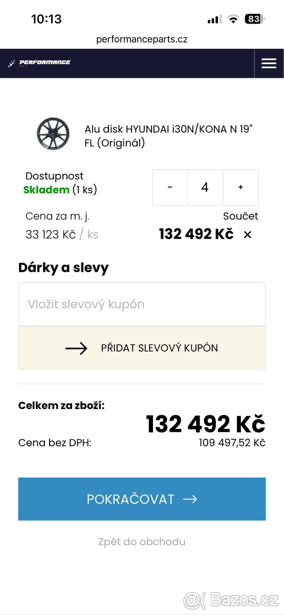 I30N 5x114,3 235/35/19 letní - 10