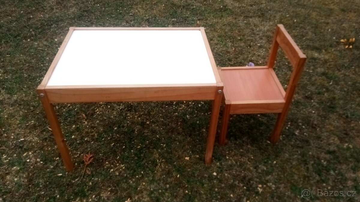 Dětský stolek a jedna židle IKEA - 10