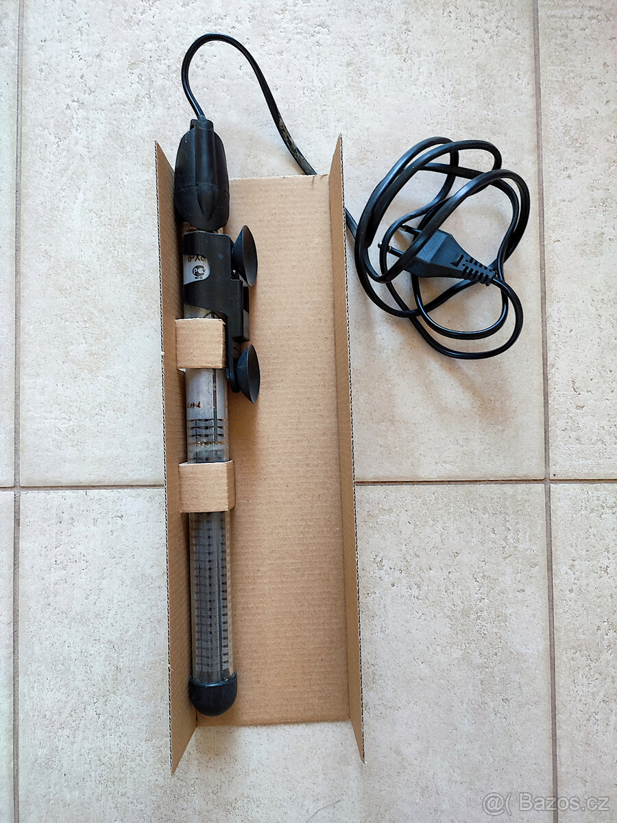 Akvárium cca 100x40x30cm + topení+příslušenství - 10