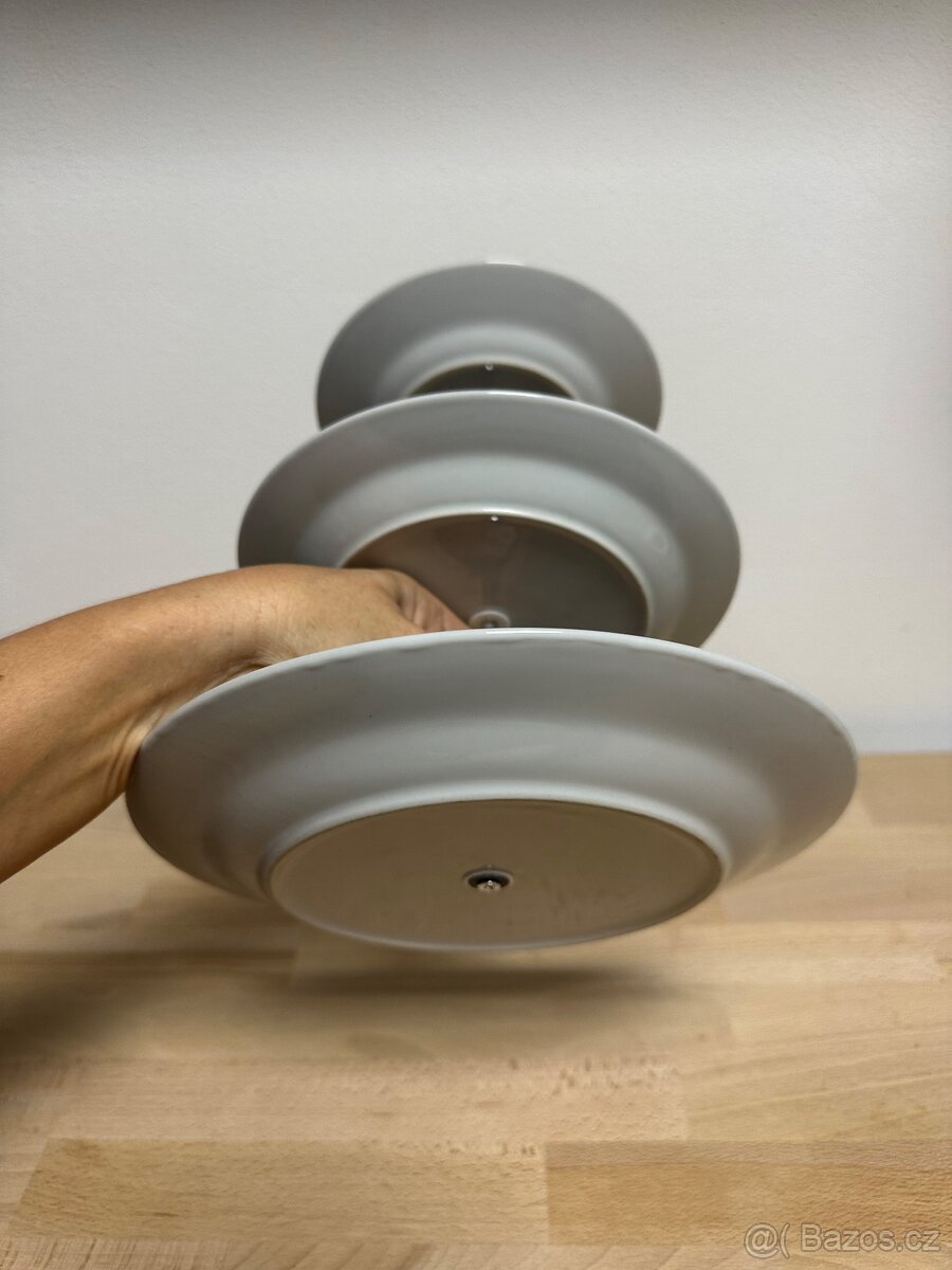 Porcelánový etazér, patrový talíř, cibulák - 10